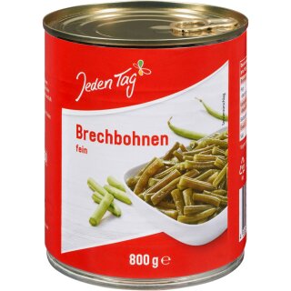 Jeden Tag Brechbohnen (850ml, 800g Dose)