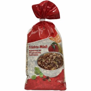 Jeden Tag Früchte-Müsli (1000g Packung)