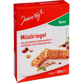 Jeden Tag Müsliriegel Nuss (200g)