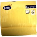 Duni Zelltuch Serviette Gelb 33x33 cm (50er Packung)