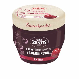 Zentis Frühstücks-Konfitüre Sauerkirsche (230 g)