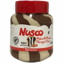 Nusco Milch & Nuss Nougat Duo Creme (400g Glas)
