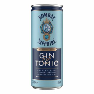 Bombay Sapphire + Tonic 10% Vol. (0,25 l)