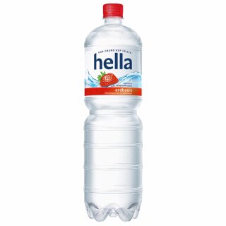 hella near water Erdbeere (1,5l Flasche)