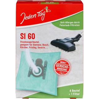 Jeden Tag Staubsaugerbeutel SI 60 (4Stk)