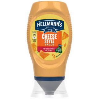 Hellmanns Cheese Style Sauce perfekt zu Burger und Nachos (250ml Flasche)