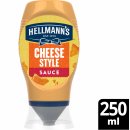Hellmanns Cheese Style Sauce perfekt zu Burger und Nachos (250ml Flasche)