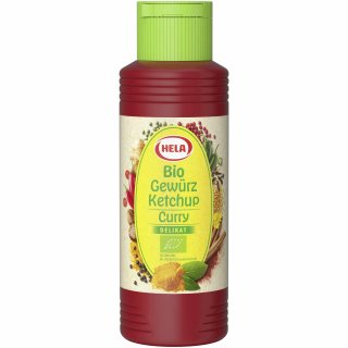 Hela Bio Curry Gewürz Ketchup delikat (300 ml)