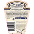 Heinz Einfach Lecker Mayonnaise Kopfstehflasche (495 ml)