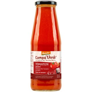 Campo Verde demeter Bio Tomaten passiert (700ml Flasche)