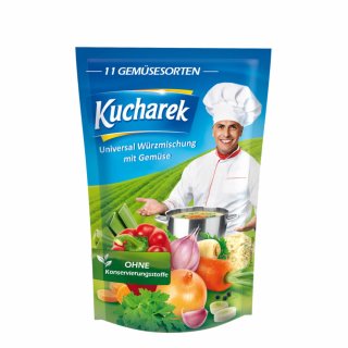 Kucharek Würzmischung mit Gemüse (200g Packung)
