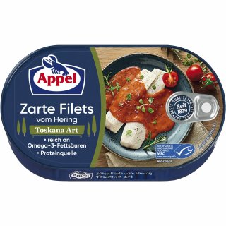 Appel zarte Filets vom Hering Toskana Art (200g Dose)