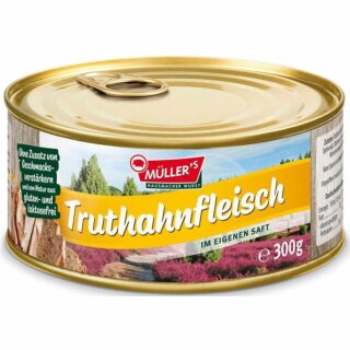 Müllers Truthahnfl. im Eigenen Saft (300g Dose)