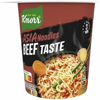 Knorr Asia-Nudeln Beef Taste Rind (63g Becher)