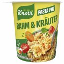 Knorr Pasta Snack Rahm und Kräuter (62g Becher)