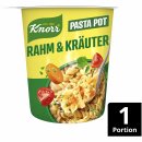 Knorr Pasta Snack Rahm und Kräuter (62g Becher)