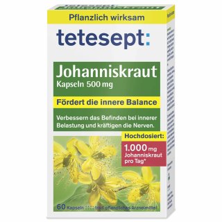 tetesept: Johanniskraut Kapseln 500mg (60 Kp)