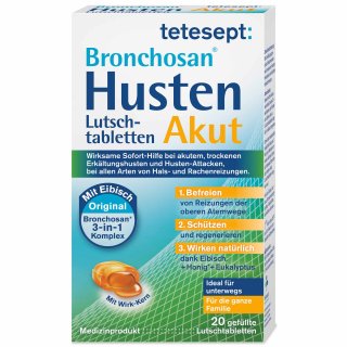 tetesept: Bronchosan Husten Akut Lutschtabletten (20 Tbl)