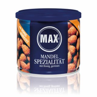 Max Mandelspezialität mit Honig, geröstet (150g Dose)