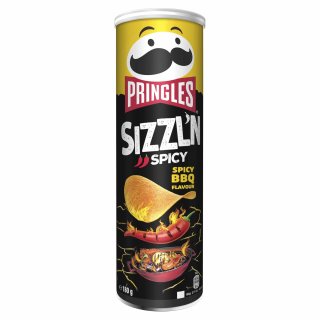 Pringles Sizzln Spicy BBQ (180 g)