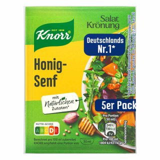 Knorr Salatkrönung Honig Senf (5x90ml)