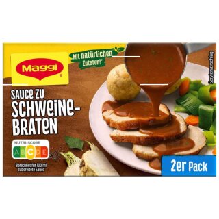 Maggi Delikatess Sauce zu Schweinebraten 2er Pack (2 x 0,25l Packung)