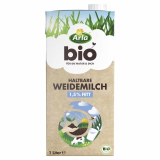 Arla Bio Weidemilch haltbar 1,5% Fett (1 l)