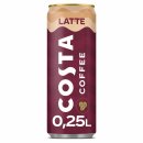 Costa Coffee Latte (0,25 l)