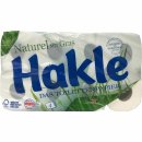 Hakle Toilettenpapier Naturel mit Gras 4-lagig (8x130 Blatt)