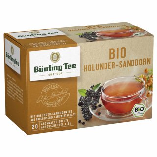 Bünting Tee Bio Holunder Sanddorn (20 x 2 g)