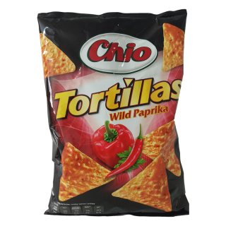 Chio Tortilla Chips Wild Paprika (125g Beutel)
