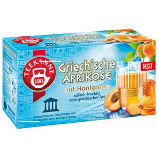 Teekanne Griechische Aprikose (45g Packung)