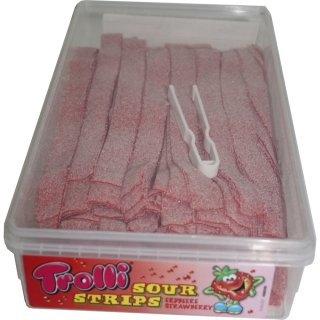 Trolli Sour Strips Erdbeere (150Stk.)