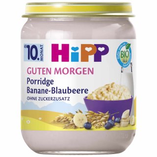 HiPP Frühstücksporridge Banane-Blaub. ab 10.Monat (160 g)