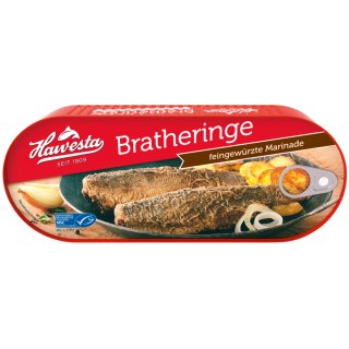 Hawesta Bratheringe in feingewürzter Marinade 1er Pack (1x500g Dose)