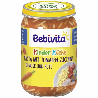 Bebivita Pasta m.Tom.-Zucch.Gem. u.Pute (250 g)