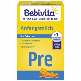 Bebivita Anfangsmilch Pre von Geburt an (500 g)