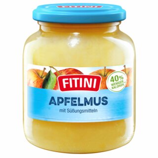 Fitini Apfelmus (370ml Glas)