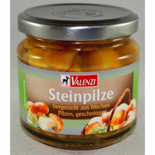 Valenzi Steinpilze geschnitten (212 ml)