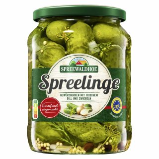 Spreewaldhof Gewürz- Gurken Spreelinge (720 ml)