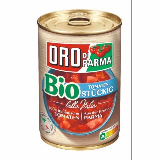 Oro di Parma Bio stückige Tomaten  (425 ml)