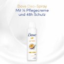 Dove Deo Spray go fresh Passionsfrucht & Zitronengrasduft (150ml Dose)