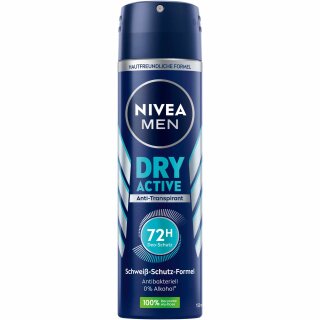 Nivea Men Deo Spray Dry Active (150ml Flasche)