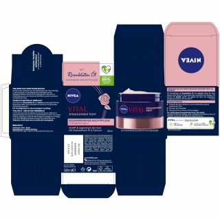 NIVEA Vital strahlender Teint regenerierende Nachtpflege (50 ml)