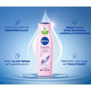 Nivea Shampoo Haarmilch Natürlicher Glanz (250 ml)