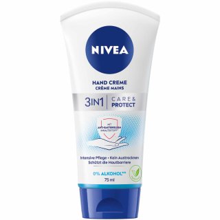 NIVEA Hand Creme 3in1 Care &  Protect Anti Bakteriell (75 ml)