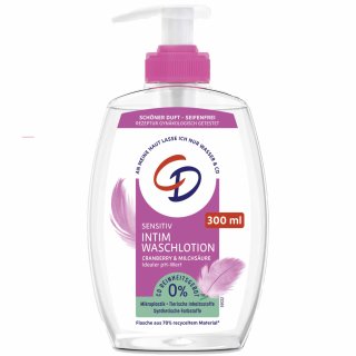 CD Wohlfühl Intim Waschlotion Cranberry und Milchsäure (300ml Flasche)