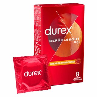 Durex Kondome Gefühlsecht Extra Groß 8 Stück
