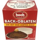 hoch Back-Oblaten mit dem zarten Biss 70mmØ (53g Packung)