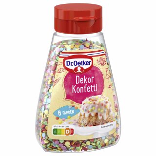 Oetker Dekor Konfetti (100g Dose)